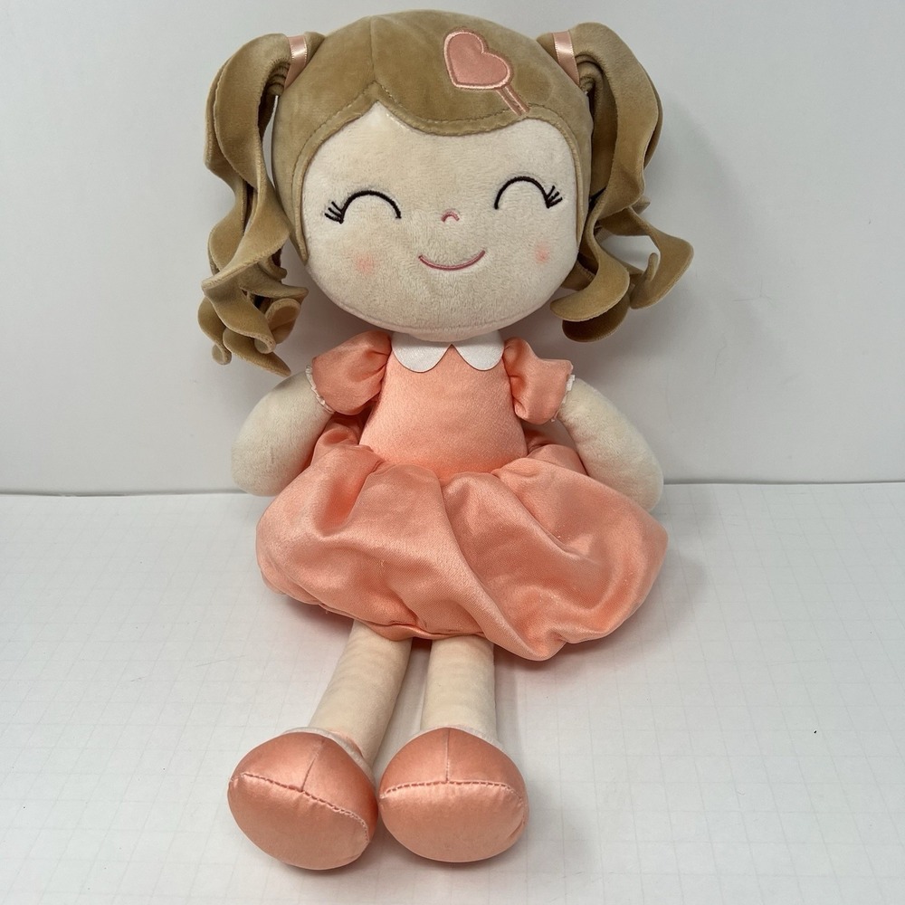 Gloveleya‎ Baby Girl Plush Doll Stuffed Toy Soft Cuddly Gift Kids 15 Inch